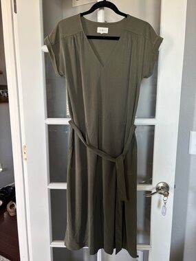 lou & grey softserve slub midi tee dress Lou & Grey | Dresses | Lou Grey Softserve Slub Midi Tee Dress Striped  Womens Xl Sleeveless Tank